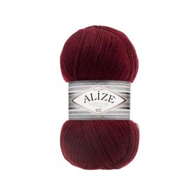 Alize 57 Bordo 5'li Süperlana Tığ El Örgü İpi