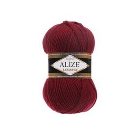 Alize 57 Bordo 5'li Süperlana Tığ El Örgü İpi