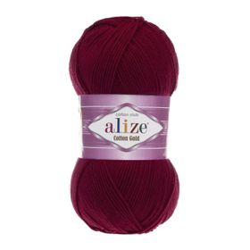 Alize 57 Bordo Cotton Gold Amigurumi Örgü İpi