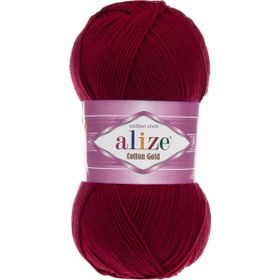 Alize 57 Bordo Cotton Gold Amigurumi Örgü İpi