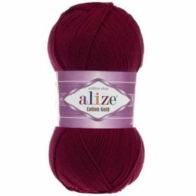 Alize 57 Bordo Cotton Gold El Örgü İpi