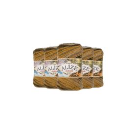 Alize 5850 5'li Burcum Batik El Örgü İpi