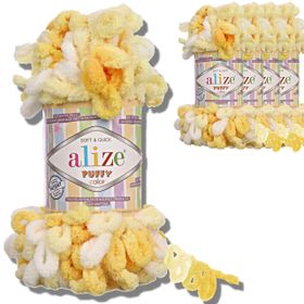 Alize 5921 5'li Puffy Color El Örgü İpi