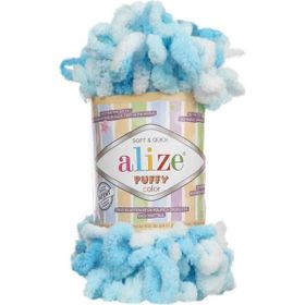 Alize 5924 Puffy Color 5'li El Örgü İpi