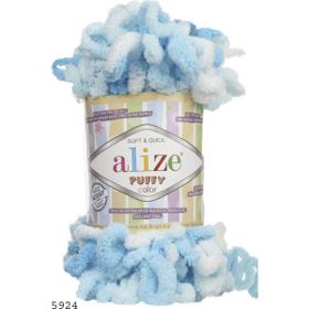 Alize 5924 Puffy Color 5'li El Örgü İpi