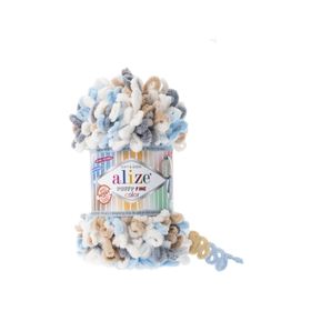 Alize 5946 5'li Puffy Fine Color El Örgü İpi