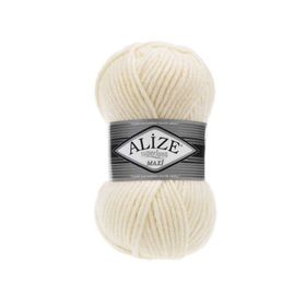 Alize 599 Fil Dişi Superlana Maxi El Örgü İpi