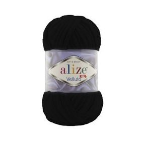 Alize 60 Siyah 5'li Velluto El Örgü İpi