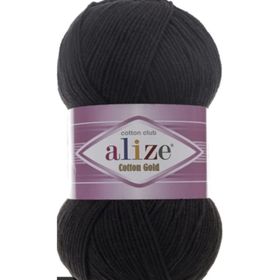 Alize 60 Siyah Cotton Gold Amigurumi Örgü İpi