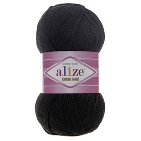 Alize 60 Siyah Cotton Gold Amigurumi Örgü İpi
