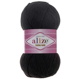 Alize 60 Siyah Cotton Gold Amigurumi Örgü İpi
