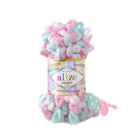 Alize 6052 5'li Puffy Color El Örgü Ipi