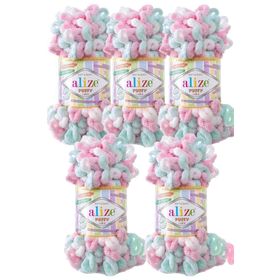 Alize 6052 5'li Puffy Color El Örgü Ipi
