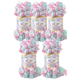 Alize 6052 5'li Puffy Color El Örgü Ipi