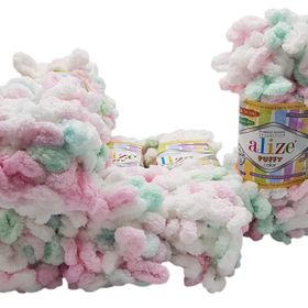 Alize 6052 5'li Puffy Color El Örgü Ipi
