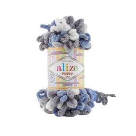 Alize 6075 Puffy Color El Örgü İpi