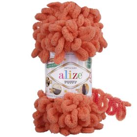Alize 619 Mercan Puffy El Örgü İpi