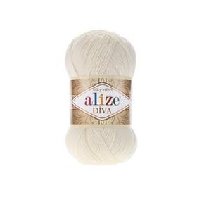 Alize 62 Açık Krem 5'li Angora Gold El Örgü İpi