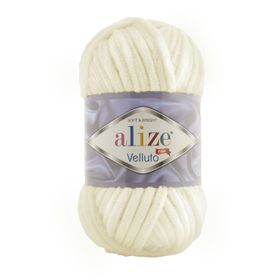 Alize 62 açık Krem 5'li Velluto El Örgü İpi