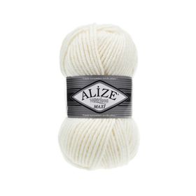 Alize 62 Açık Krem Superlana Maxi 100 gr Örgü İpi