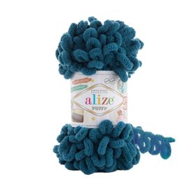 Alize 646 petrol 5'li Puffy El Örgü İpi