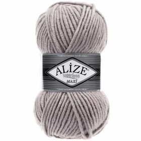 Alize 652 Duman Superlana Maxi 100 gr Örgü İpi