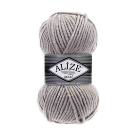 Alize 652 Duman Superlana Maxi 100 gr Örgü İpi