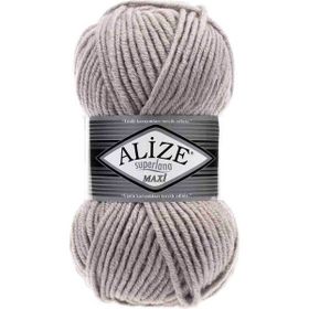 Alize 652 Duman Superlana Maxi 100 gr Örgü İpi