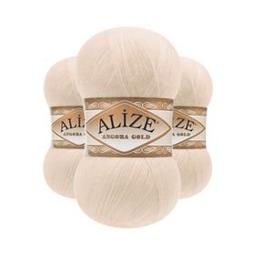 Alize 67 Angora Gold 5 Adet Taş El Örgü İpi
