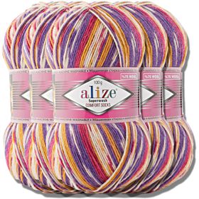 Alize 7655 5 Adet Superwash Comfort Socks Örgü İpi