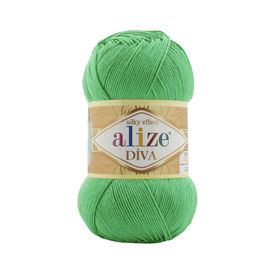 Alize 778 Bahar Yeşili Diva Merserize 5 Adet El Örgü İpi