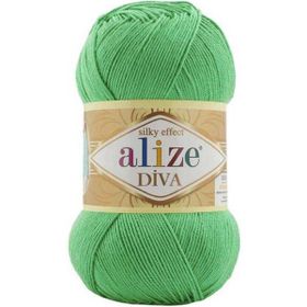 Alize 778 Bahar Yeşili Diva Merserize 5 Adet El Örgü İpi