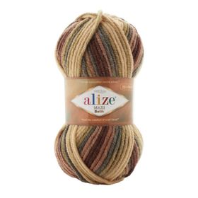 Alize 7804 Süperlana Maxi Batik 100 gr El Örgü İpi