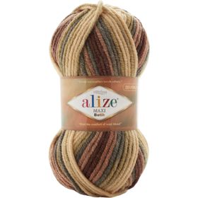 Alize 7804 Süperlana Maxi Batik 100 gr El Örgü İpi