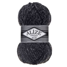 Alize 800 Jaspe Antrasit Superlana Maxi El Örgü İpi