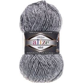 Alize 801 Jaspe Gri 5'li Superlana Midi El Örgü İpi