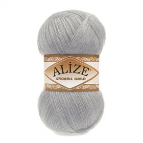 Alize Angora 100 gr Gri Gold 21 El Örgü İpi