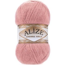 Alize Angora 144 Koyu Pudra Gold Simli El Örgü İpi