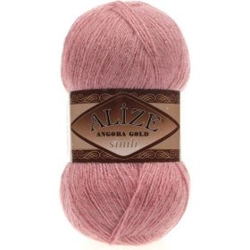 Alize Angora 144 Koyu Pudra Gold Simli El Örgü İpi