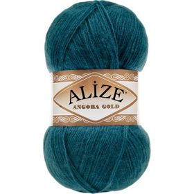 Alize Angora 17 Petrol Gold El Örgü İpi