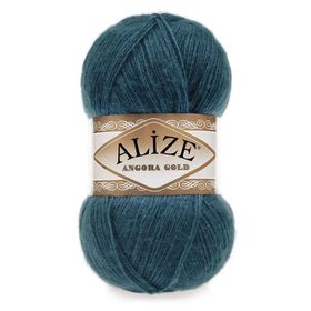 Alize Angora 17 Petrol Gold El Örgü İpi