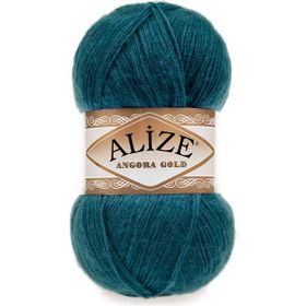 Alize Angora 17 Petrol Gold El Örgü İpi