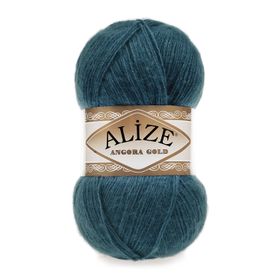 Alize Angora 17 Petrol Gold El Örgü İpi