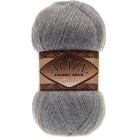 Alize Angora 4 Adet Kömür Grisi 87 Gold Simli İp