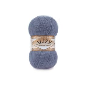 Alize Angora Gold 203 5 Adet Denim Melanj Örgü İpi
