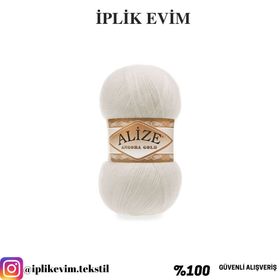 Alize Angora Gold 450 100 gr İnci Örgü İplik