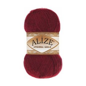 Alize Angora Gold 57 Bordo 5 Adet Örgü İpi