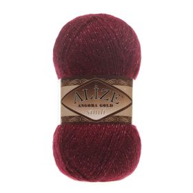 Alize Angora Gold 57 Bordo 5 Adet Örgü İpi