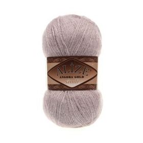 Alize Angora Gold Simli 163 5 Adet Gül Grisi Örgü İpi