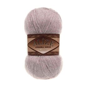 Alize Angora Gold Simli 163 5 Adet Gül Grisi Örgü İpi